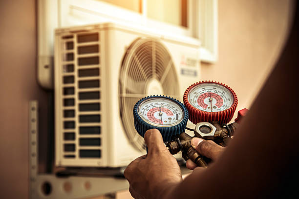 Professional Hvac technician working in Gilbert, MN